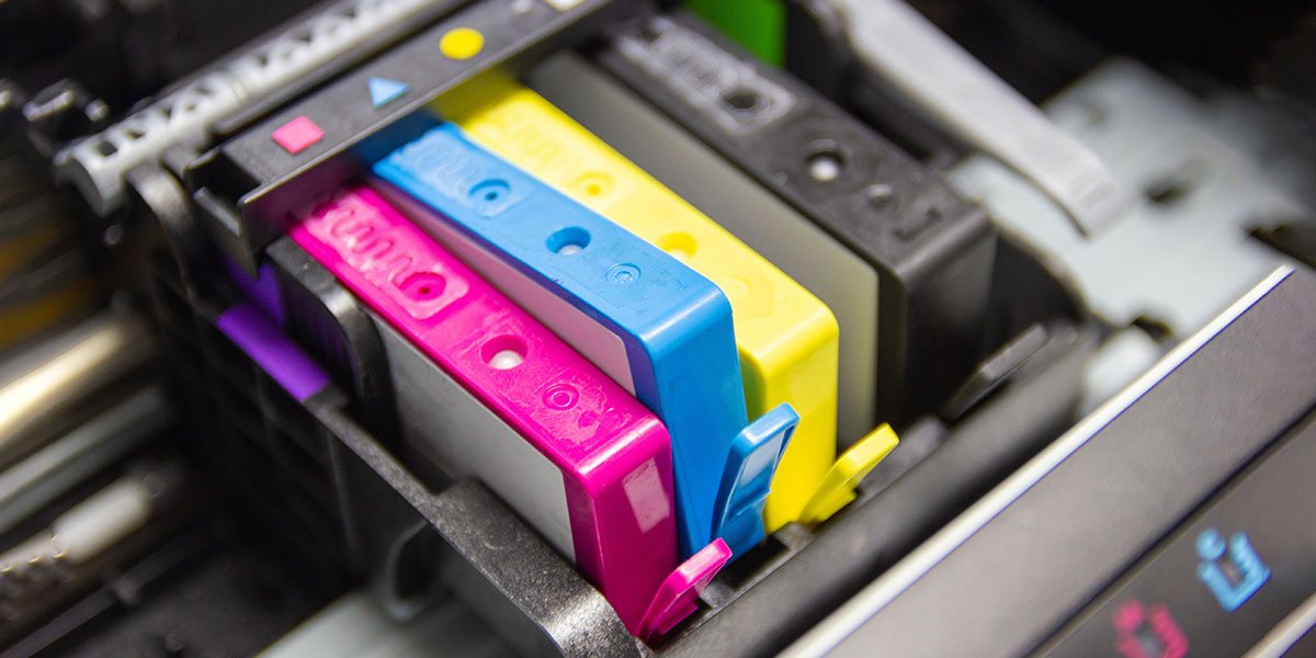 the color printer inkjet cartridge of the printer inject